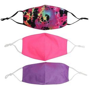 Kids Face Masks set of 3 new Capelli Tie Dye